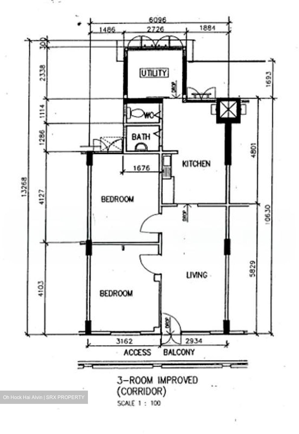 Blk 98 Whampoa View (Toa Payoh), HDB 3 Rooms #497597241